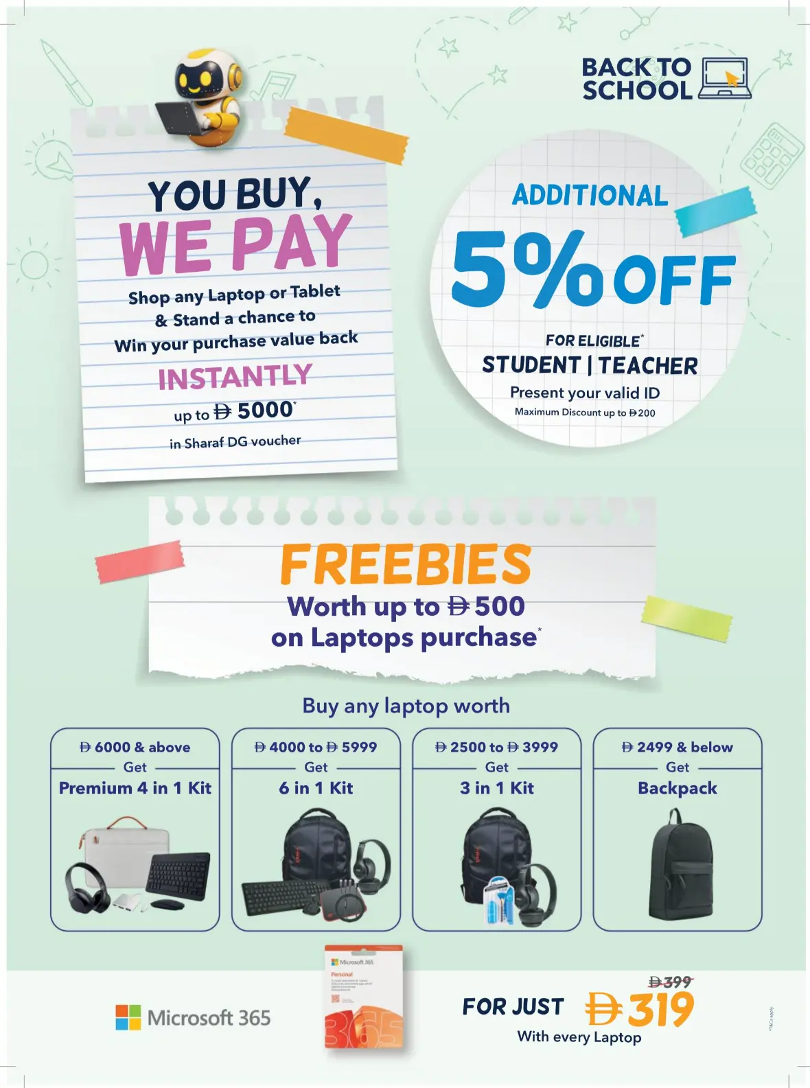 Sharaf DG UAE Offers | Back to School Deals page 3