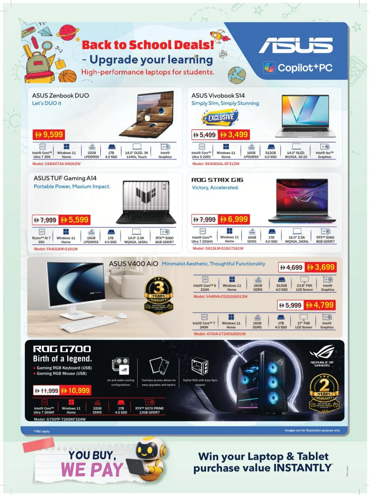 Sharaf DG UAE Offers | Back to School Deals page 8
