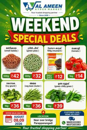 Weekend offer flyer cover