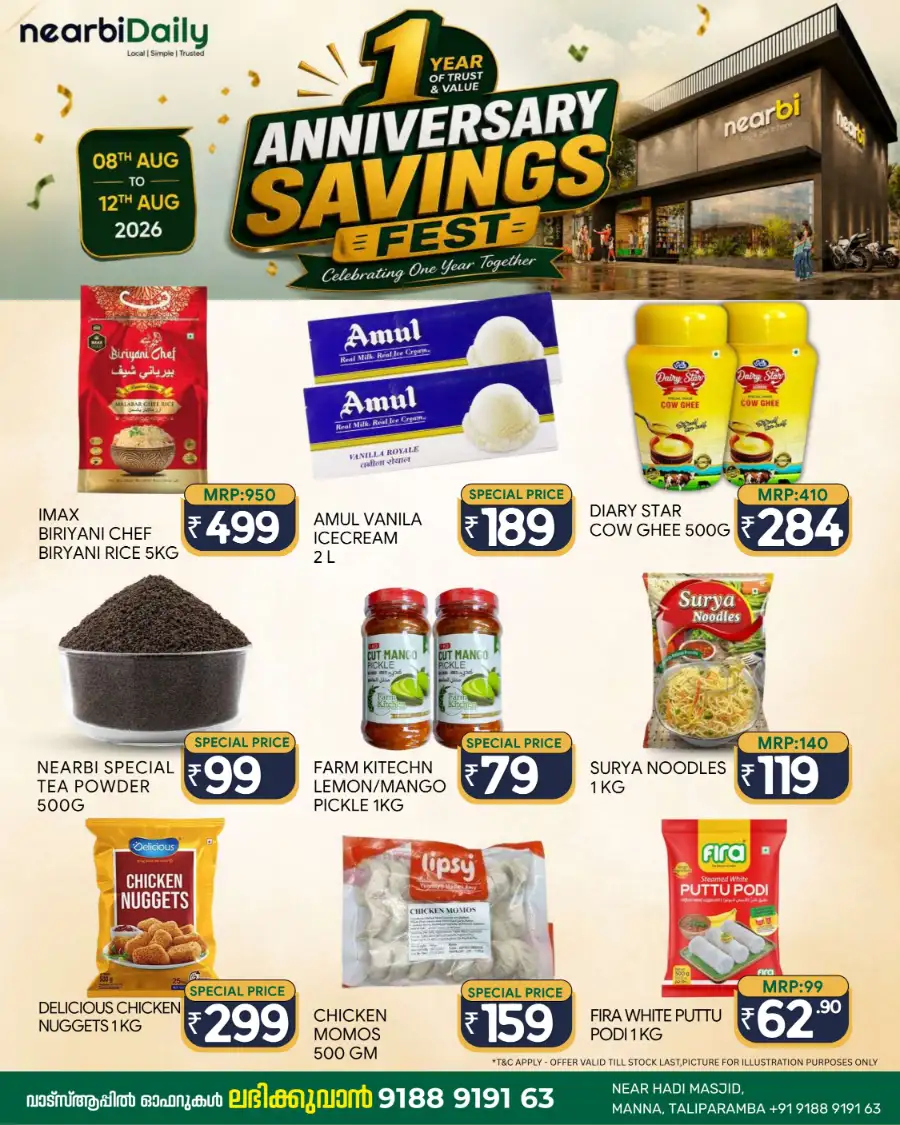Nearbi Daily Taliparamba Grocery Offers | Savings Fest page 2