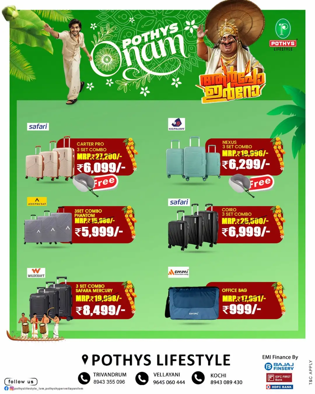 Pothys Lifestyle Trivandrum Offers | Onam Festival Deals page 3