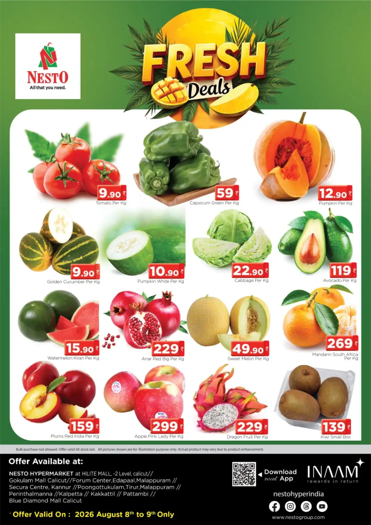 Nesto Calicut Offers | Fresh Deals on Fruits & Vegetables page 1