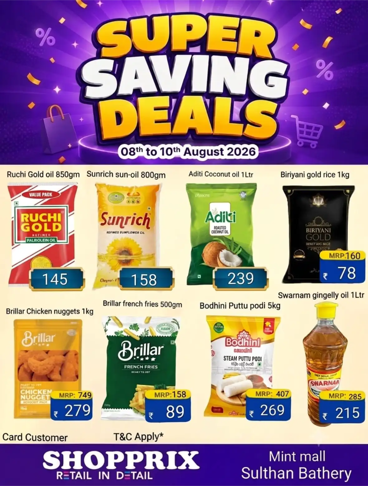 Shopprix Sulthan Bathery Offers | Super Saving Deals page 1