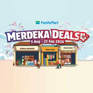 FamilyMart Malaysia Promotions | Merdeka Deals flyer cover