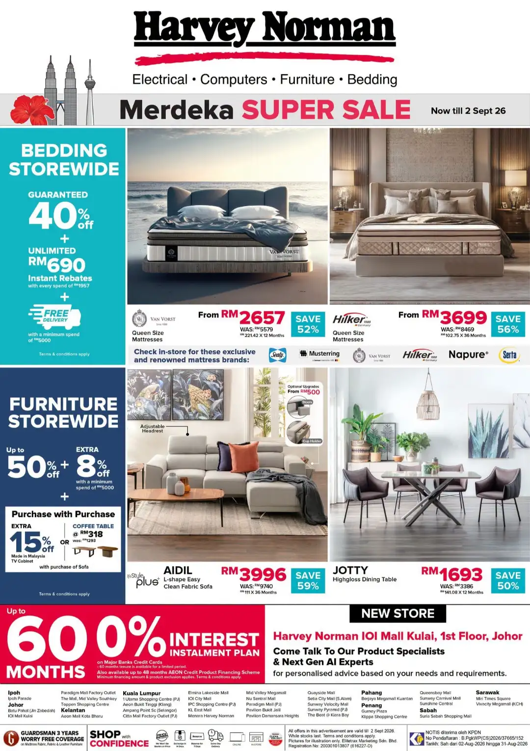 Harvey Norman Malaysia Offers | Merdeka Super Sale page 1