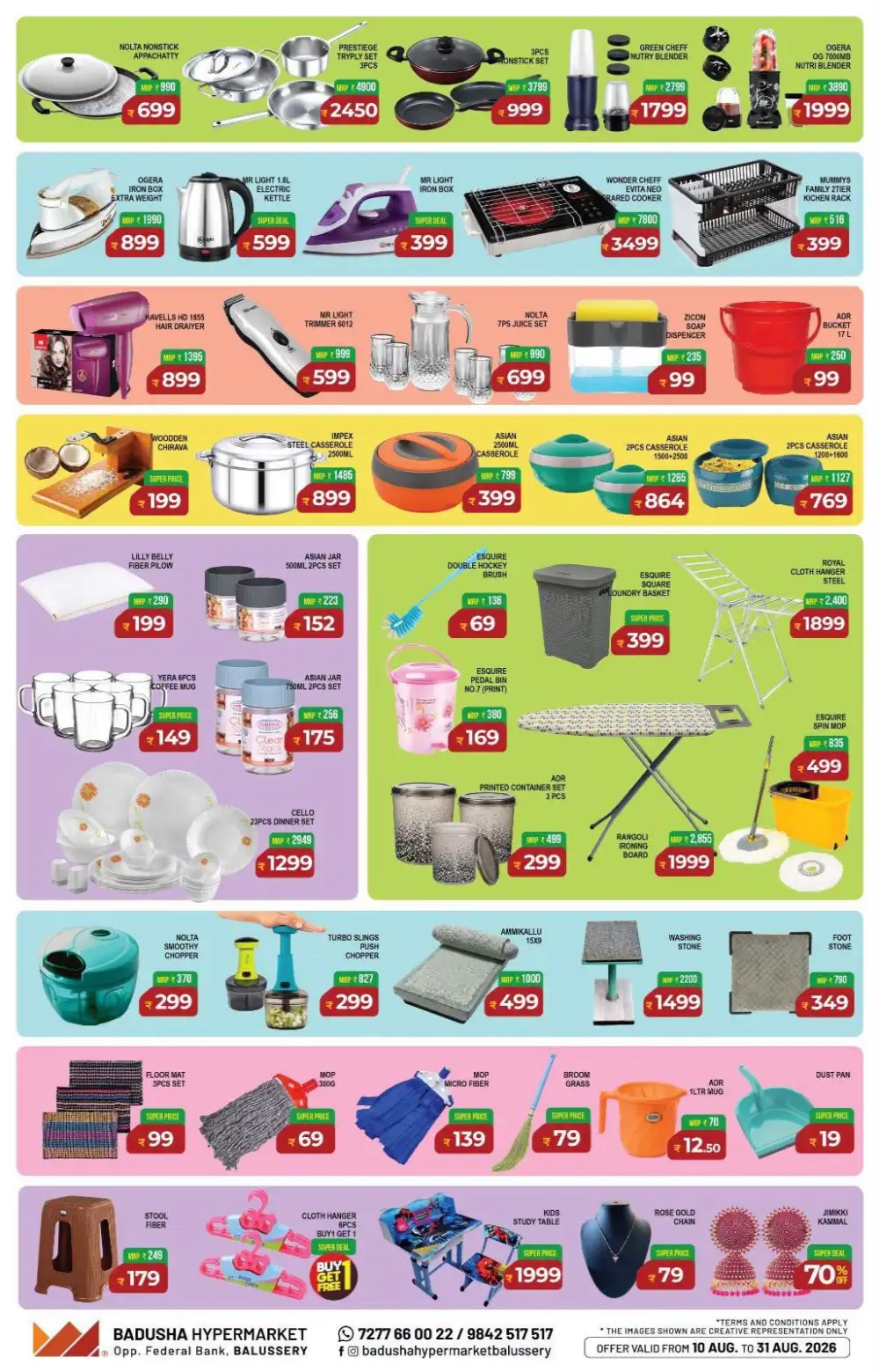 Badusha Balussery Offers | Onam Big Sale Flyer page 3