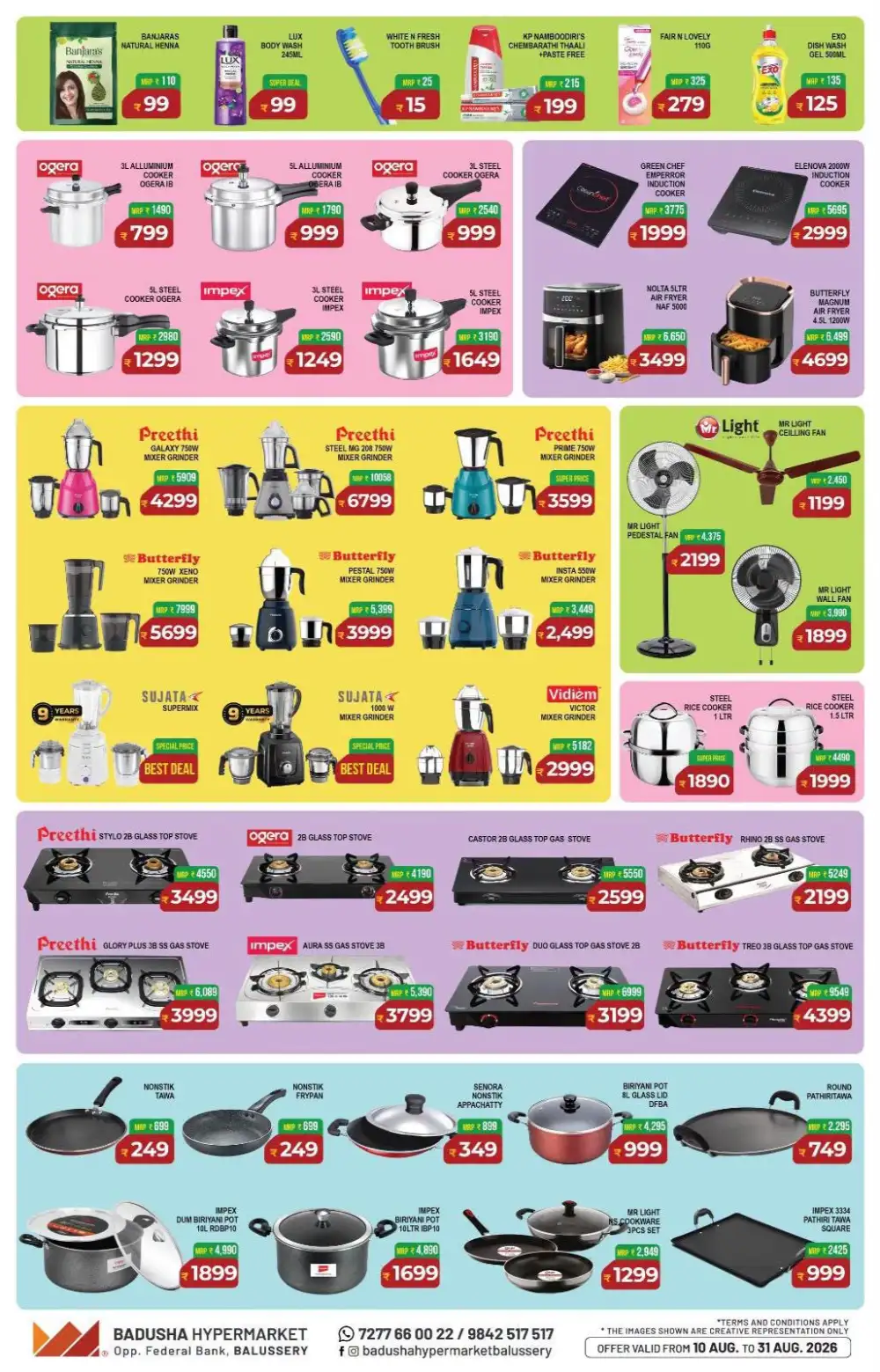 Badusha Balussery Offers | Onam Big Sale Flyer page 4