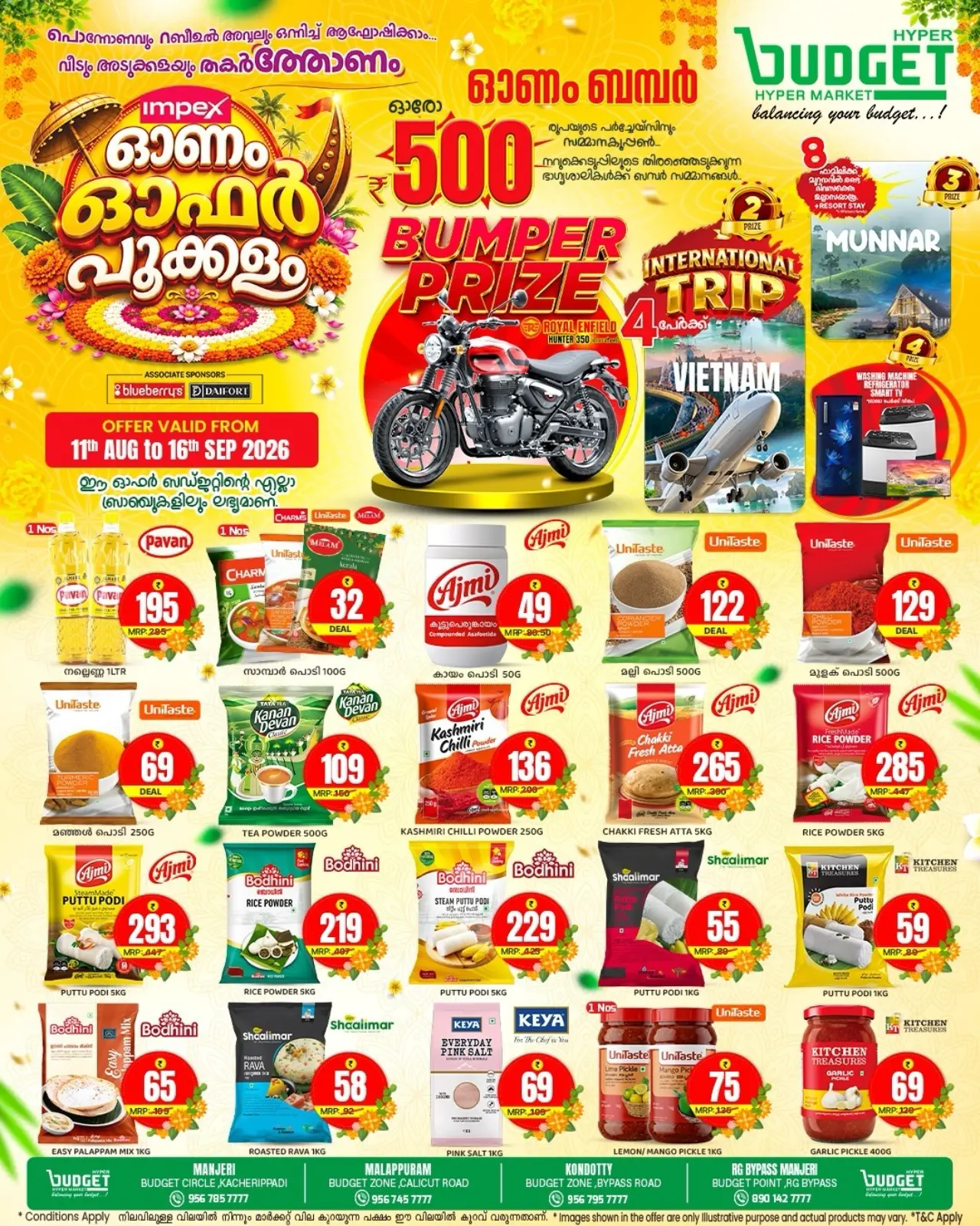 Budget Hypermarket Offers Today | Onam Bumper Fest page 2
