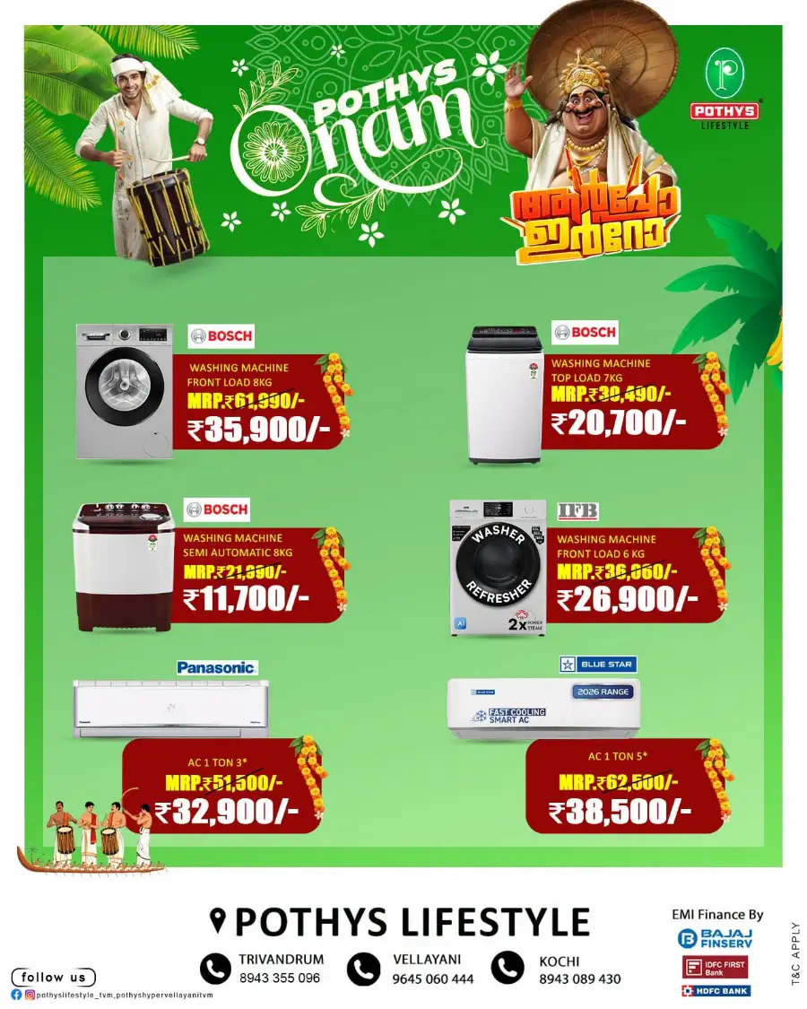 Pothys Lifestyle Onam Festival Offers | Latest Deals page 16