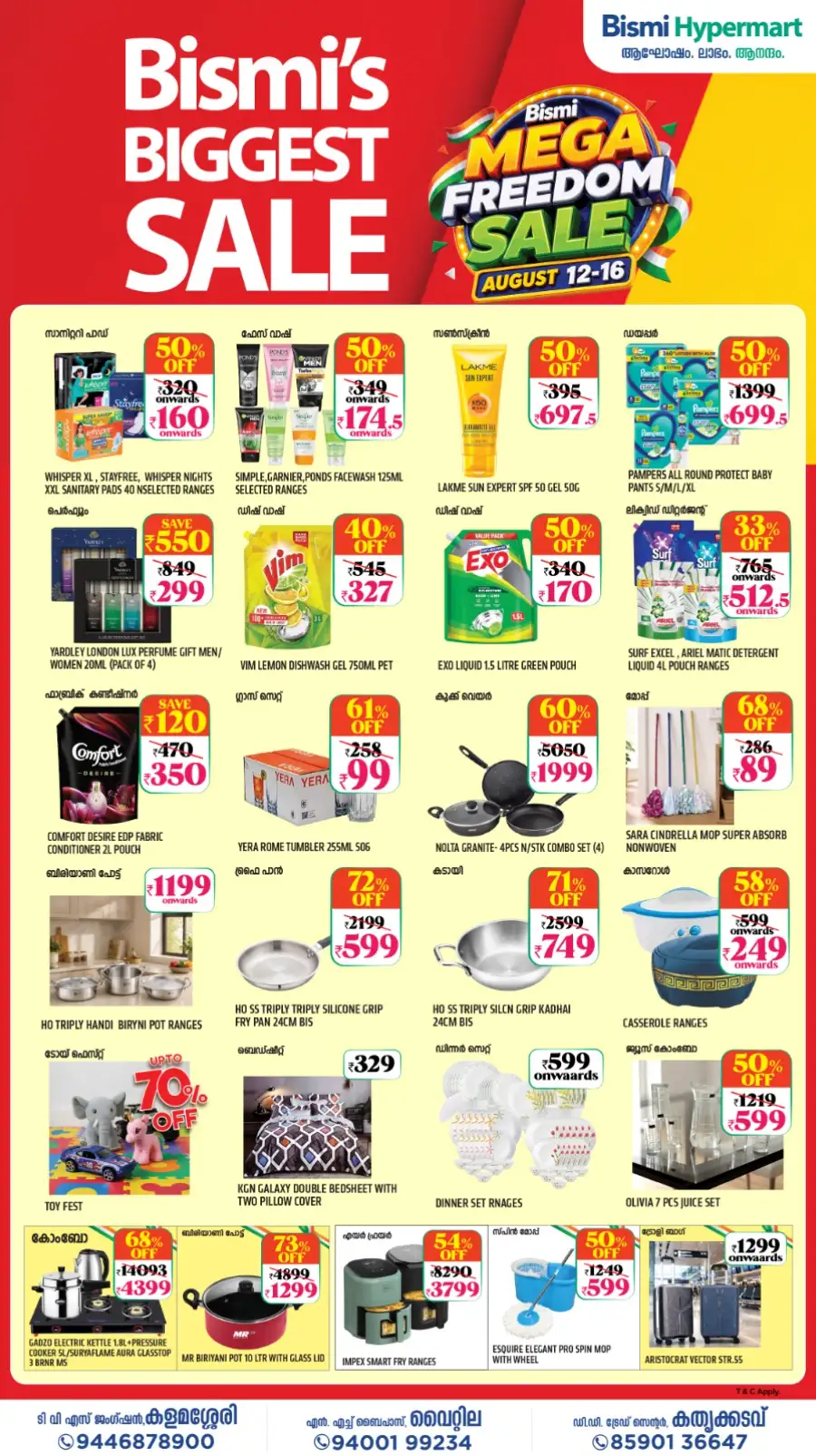 Bismi Hypermart Kochi Offers | Mega Freedom Sale page 4