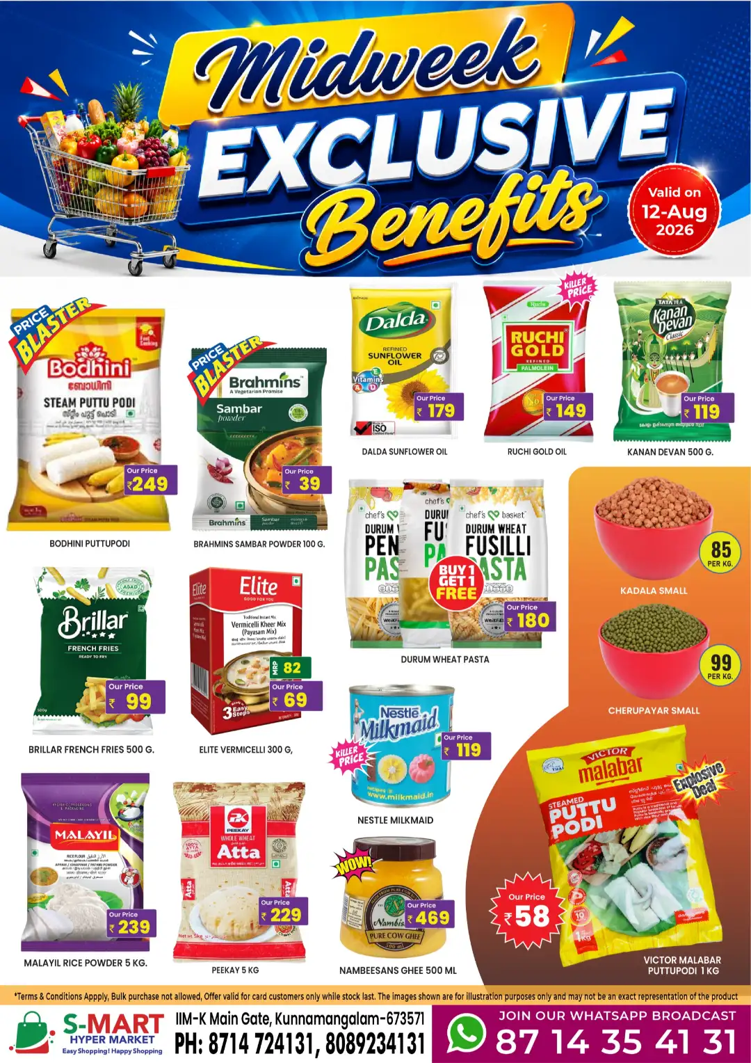 S-Mart Kunnamangalam Offers Today | Supermarket Deals page 1