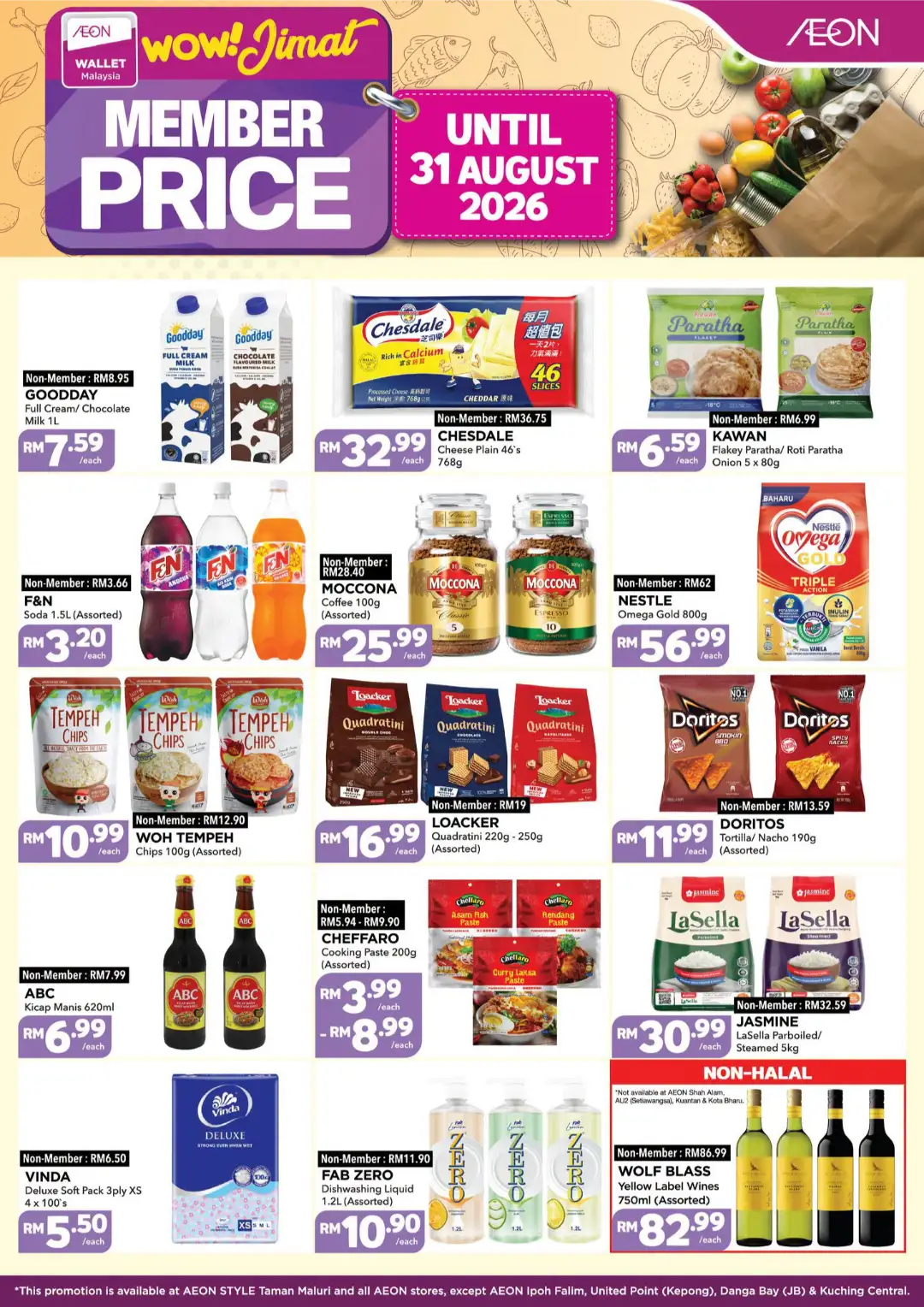 AEON Retail Malaysia Member Price Wow Jimat Offers | Latest Deals page 1