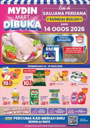 Mydin Mart Saujana Perdana Offers | Best Deals Today flyer cover