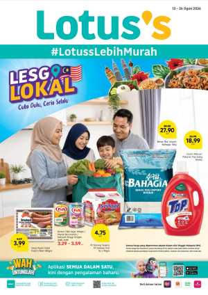 Lotus's Malaysia Today Promotion | Latest Catalogue flyer cover