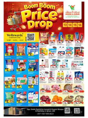 Mark & Save Al Rashidiya Ajman Offers | Price Drop Deals flyer cover