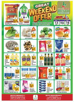 Besto Hypermarket Abu Dhabi Offers | Weekend Deals flyer cover