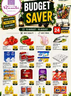 Rawabi Budget Saver Offers | Grocery & Fresh Food Deals flyer cover