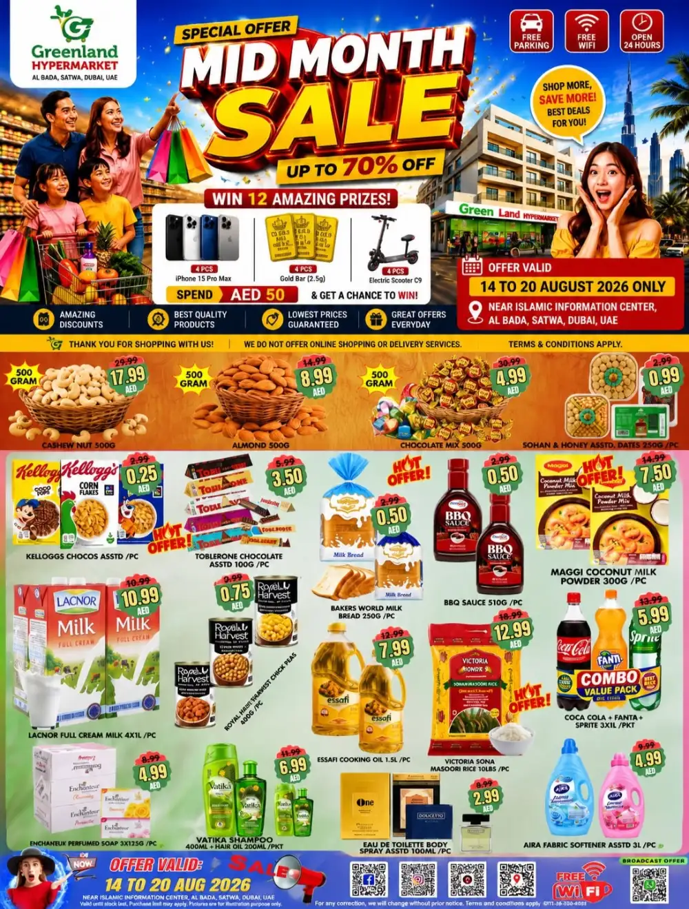 Green Land Hypermarket Satwa Offers | Mid Month Sale page 9
