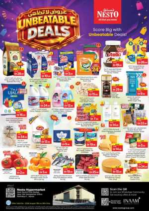 Nesto Ajman Unbeatable Deals | Latest Offers flyer cover