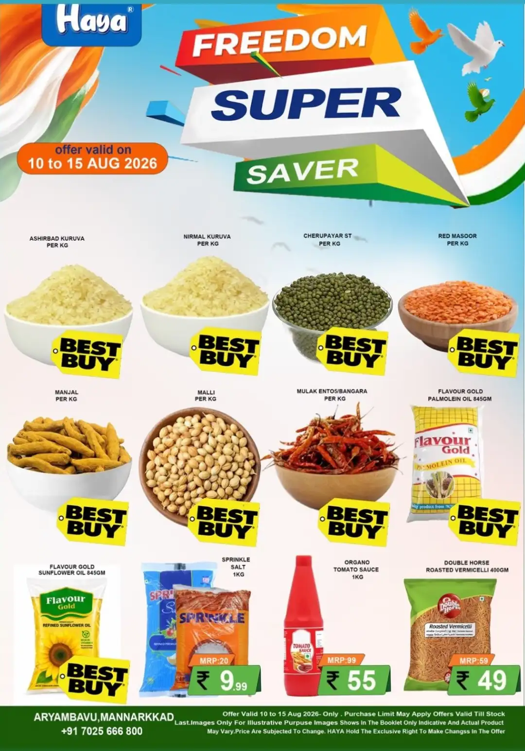 Haya Hypermarket Aryambavu Offers | Freedom Super Saver page 3