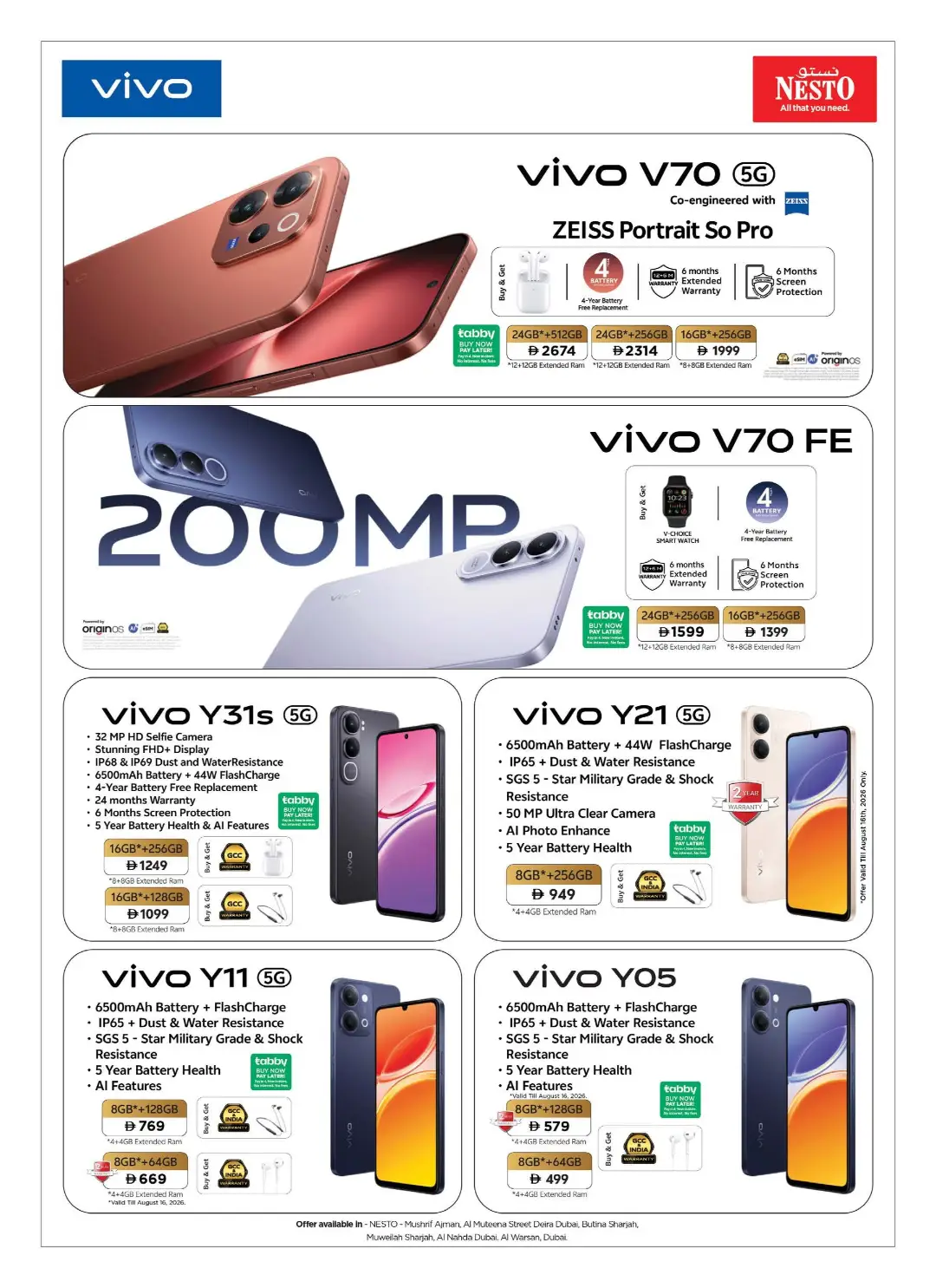 Nesto Amazing August Offers | Smartphone & Electronics Deals page 13