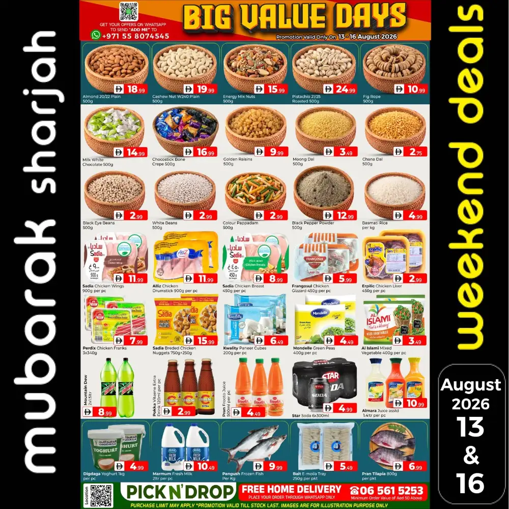 Al Mubarak Hypermarket Sharjah Big Value Days Deals page 2