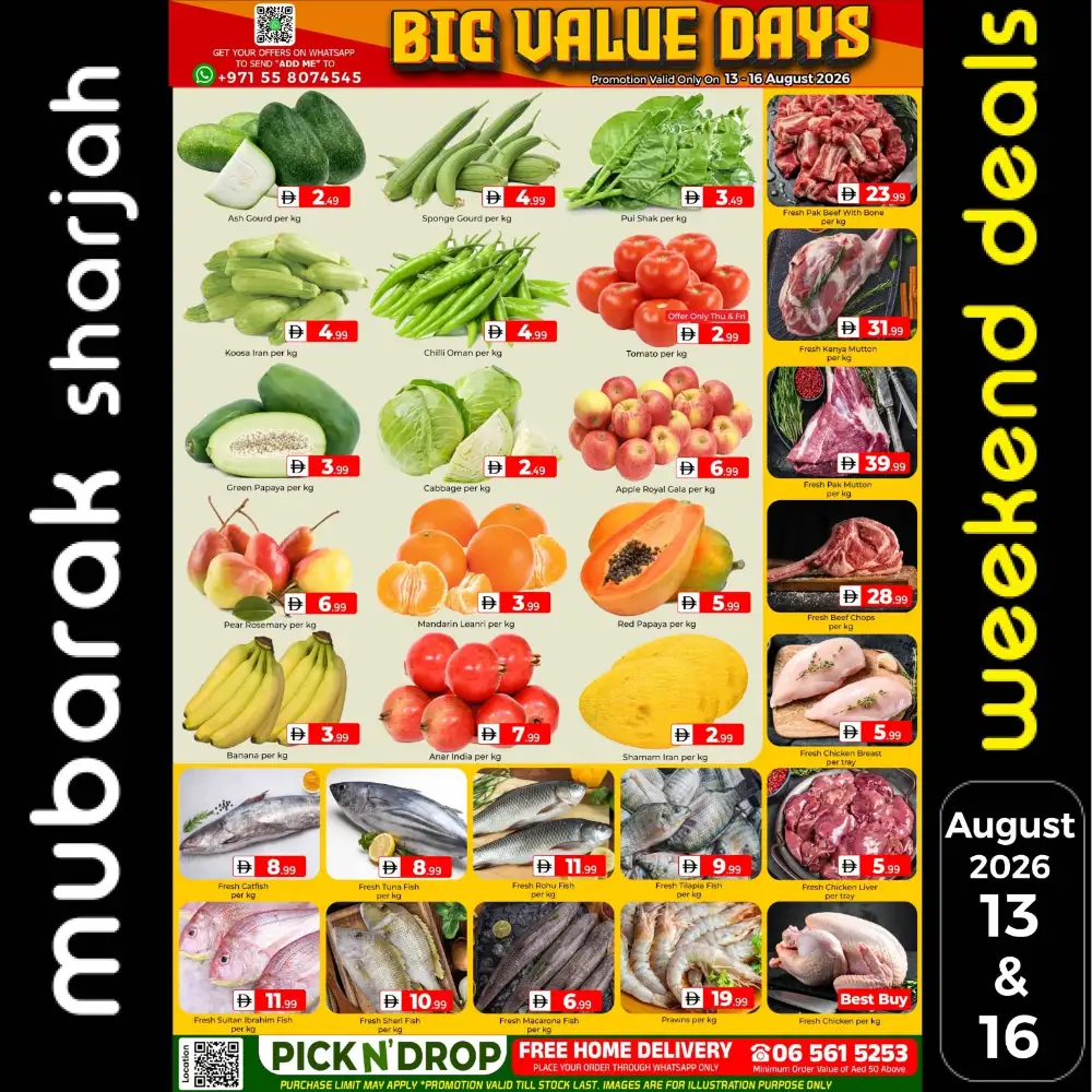 Al Mubarak Hypermarket Sharjah Big Value Days Deals page 8