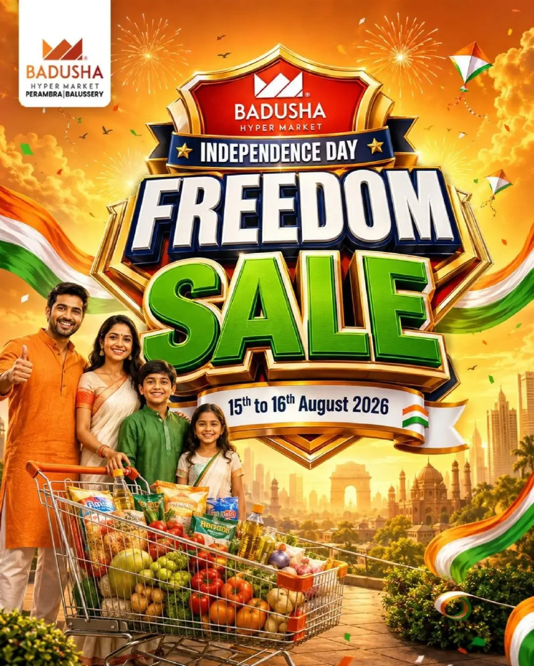 Badusha Hypermarket Perambra Freedom Sale | Today's Deals page 1