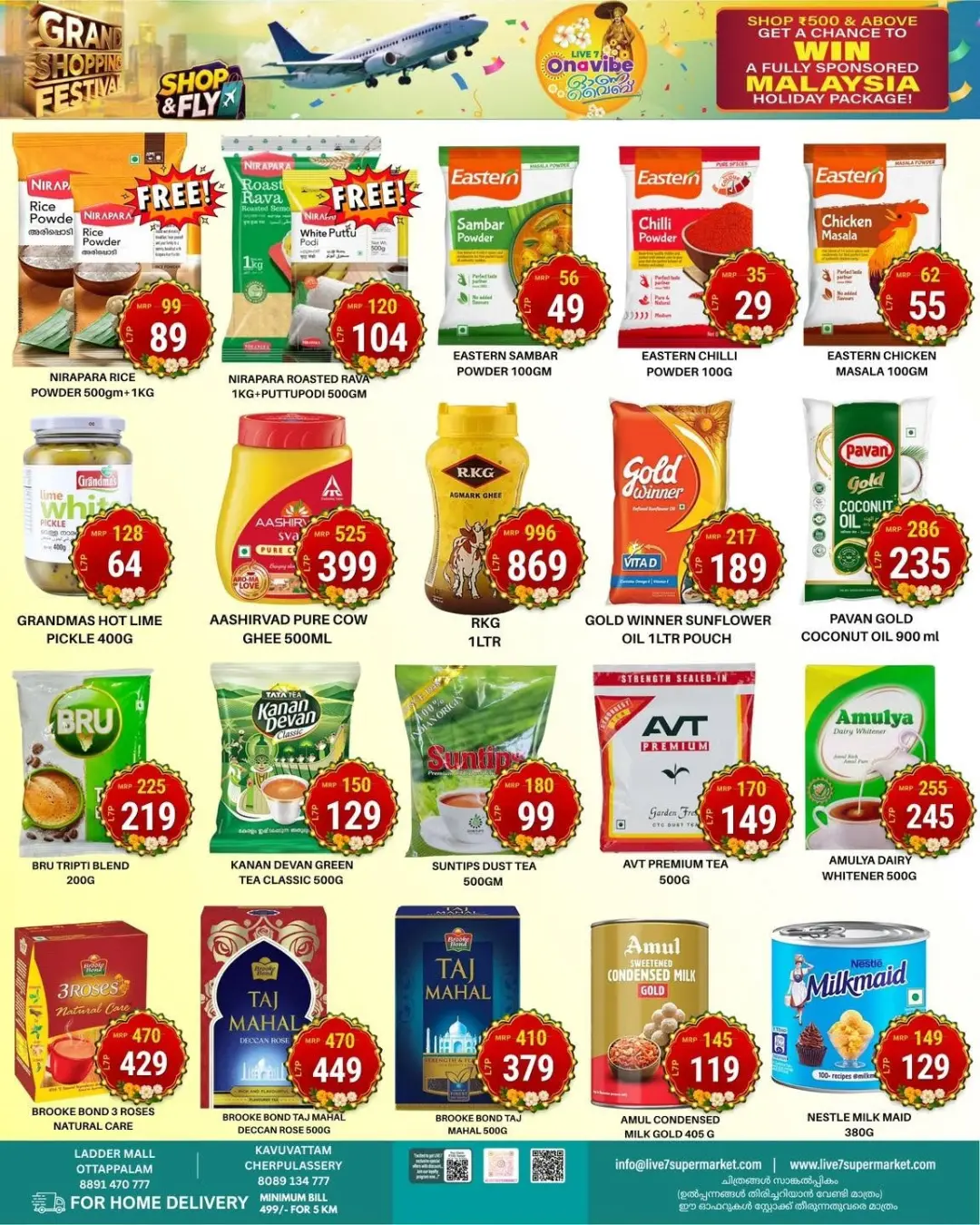 Live 7 Supermarket Ottappalam Offers | Onavibe Festival page 2