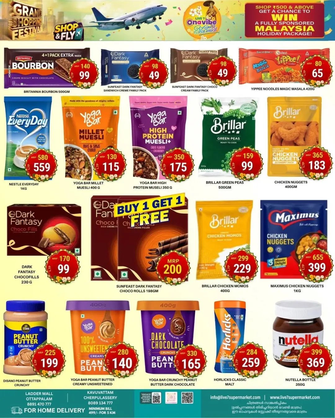 Live 7 Supermarket Ottappalam Offers | Onavibe Festival page 3