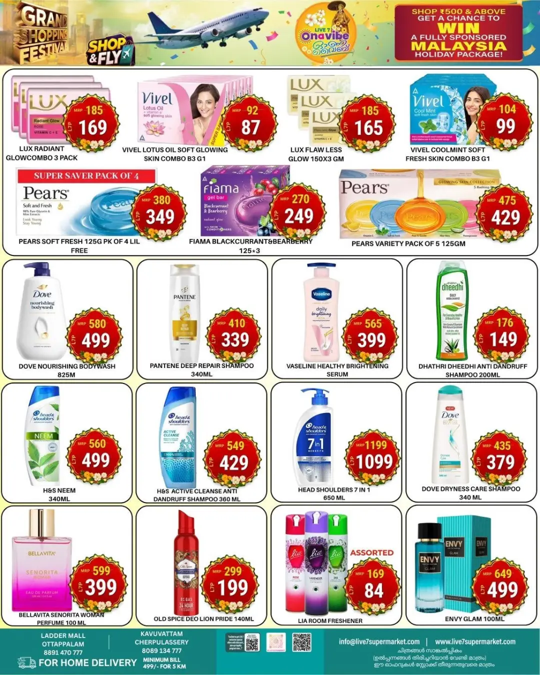 Live 7 Supermarket Ottappalam Offers | Onavibe Festival page 5