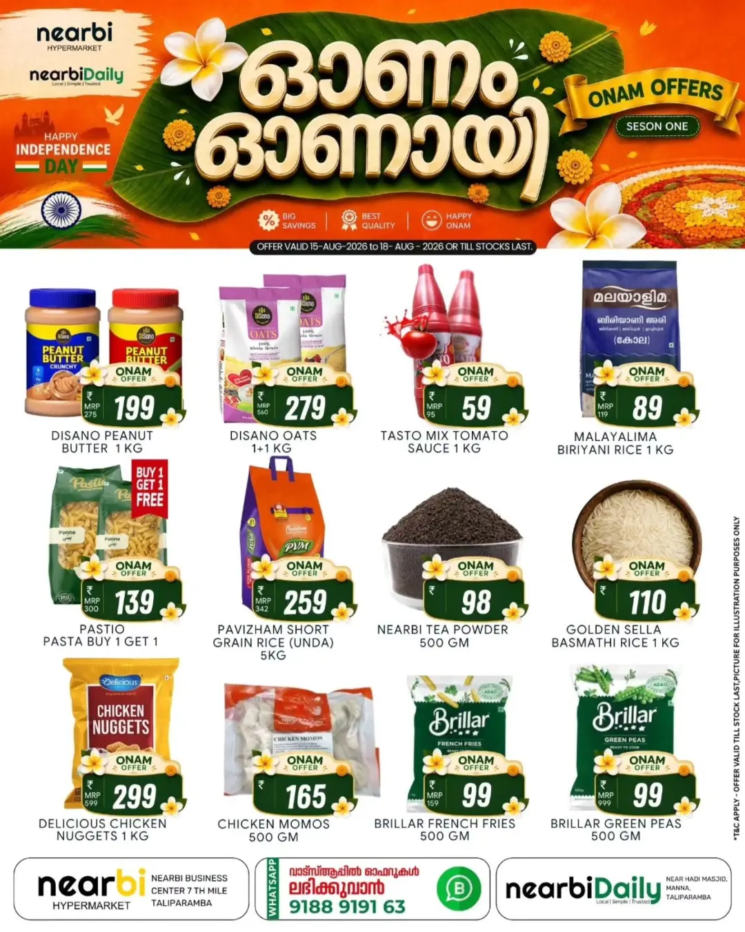 Nearbi Hypermarket Taliparamba Offers | Onam Offers page 2
