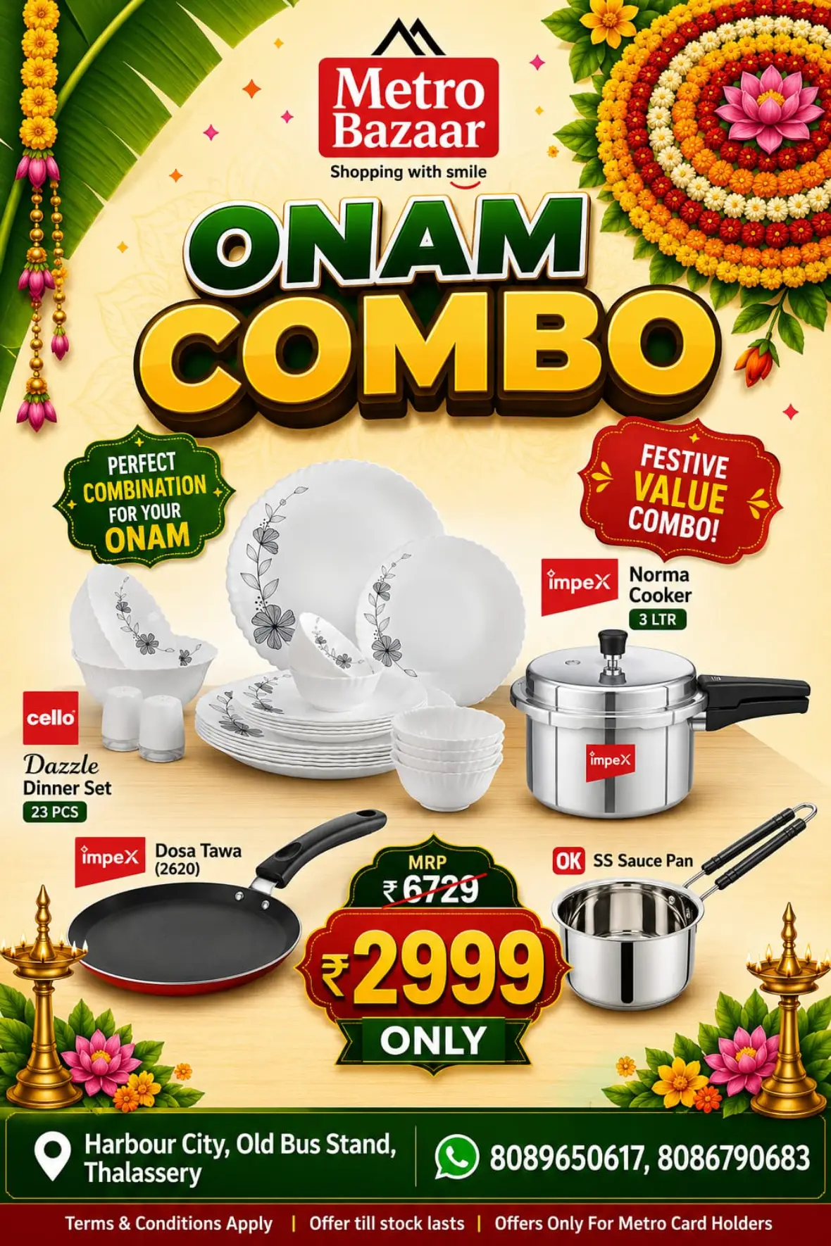 Metro Bazaar Thalassery Offers Today | Onam Big Joy Sales page 4
