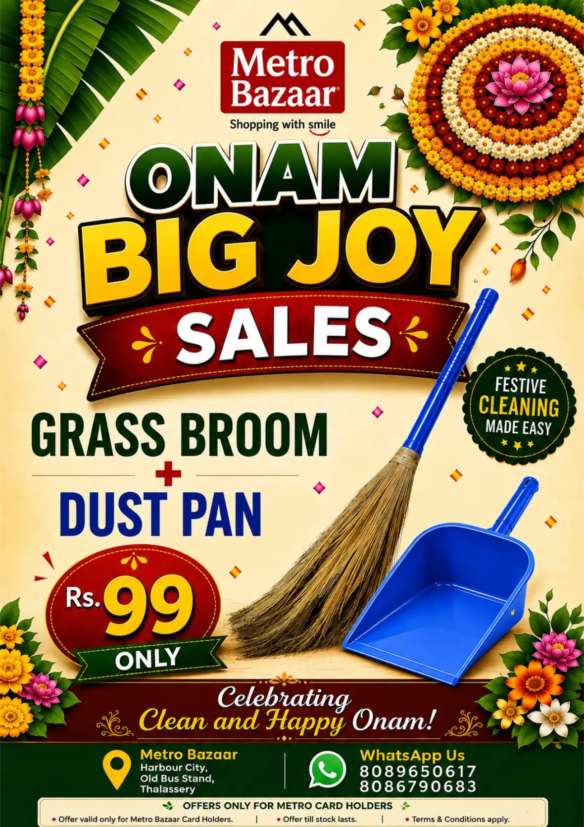 Metro Bazaar Thalassery Offers Today | Onam Big Joy Sales page 7