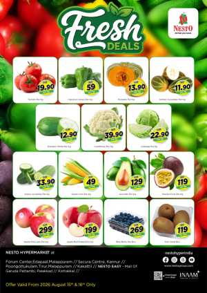 Nesto Hypermarket Offers Today | Fresh Deals flyer cover