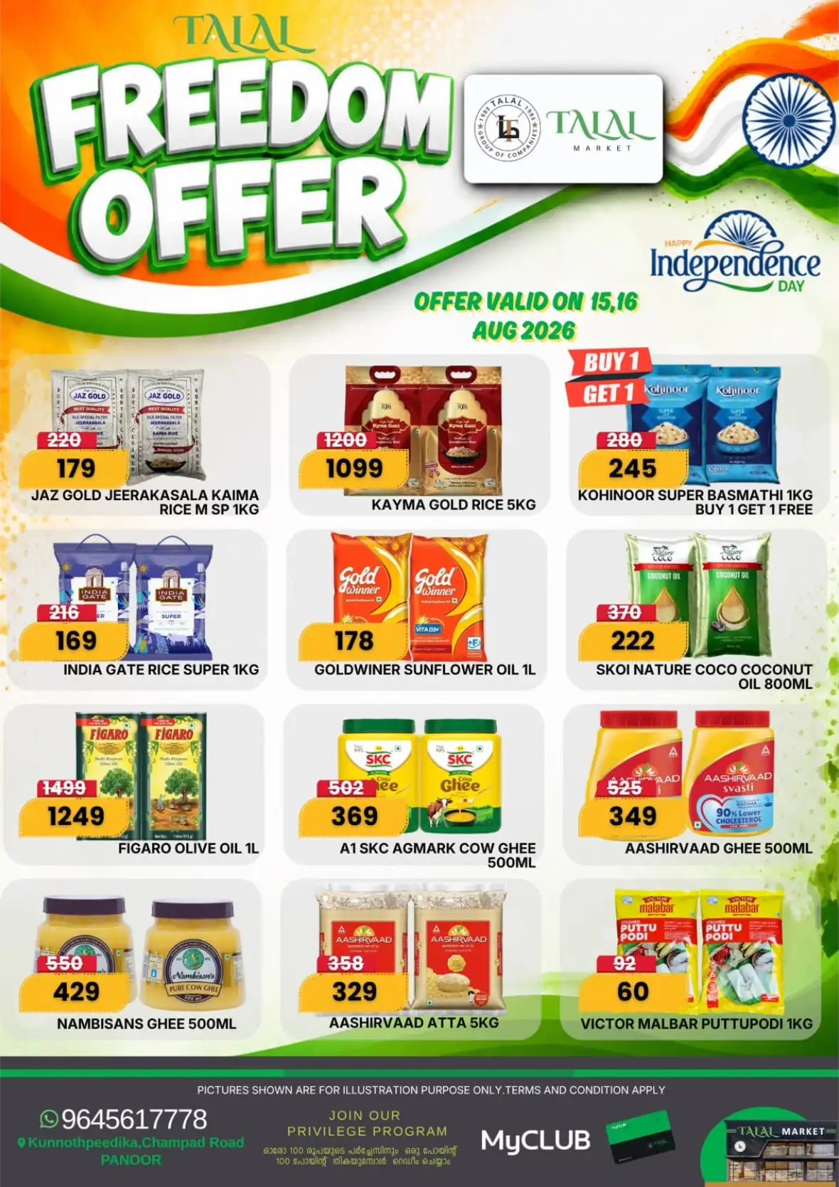 Talal Market Panoor Offers Today | Freedom Sale page 1