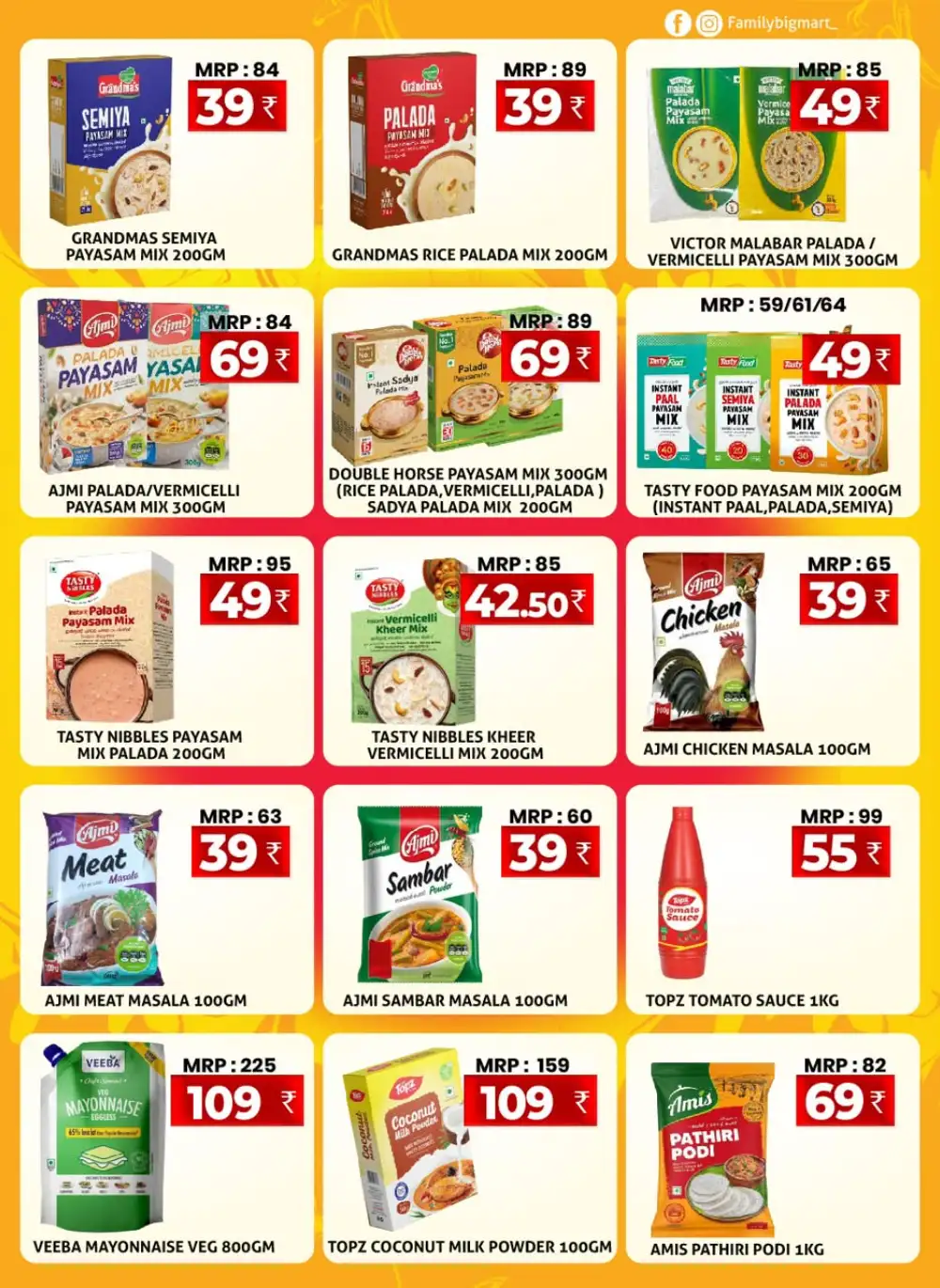 Family Big Mart Onam Offers | Grocery Deals page 3