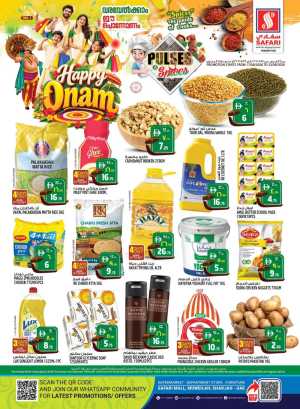 Safari Mall Sharjah Today Offers | Onam Special flyer cover