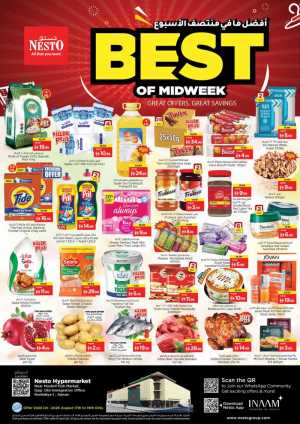 Nesto Rashidiya Today Offers | Best of Midweek Deals flyer cover