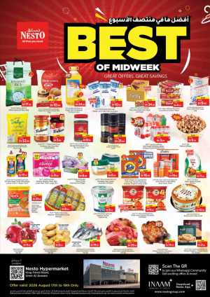Nesto Umm Al Quwain Today Offers | Best of Midweek flyer cover