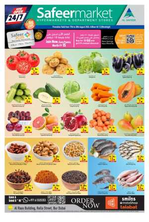 Safeermarket Bur Dubai Offers | Fresh Food Deals flyer cover