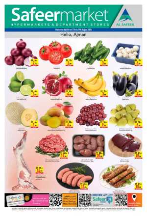 Safeermarket Helio Ajman Offers | Fresh Food Deals flyer cover