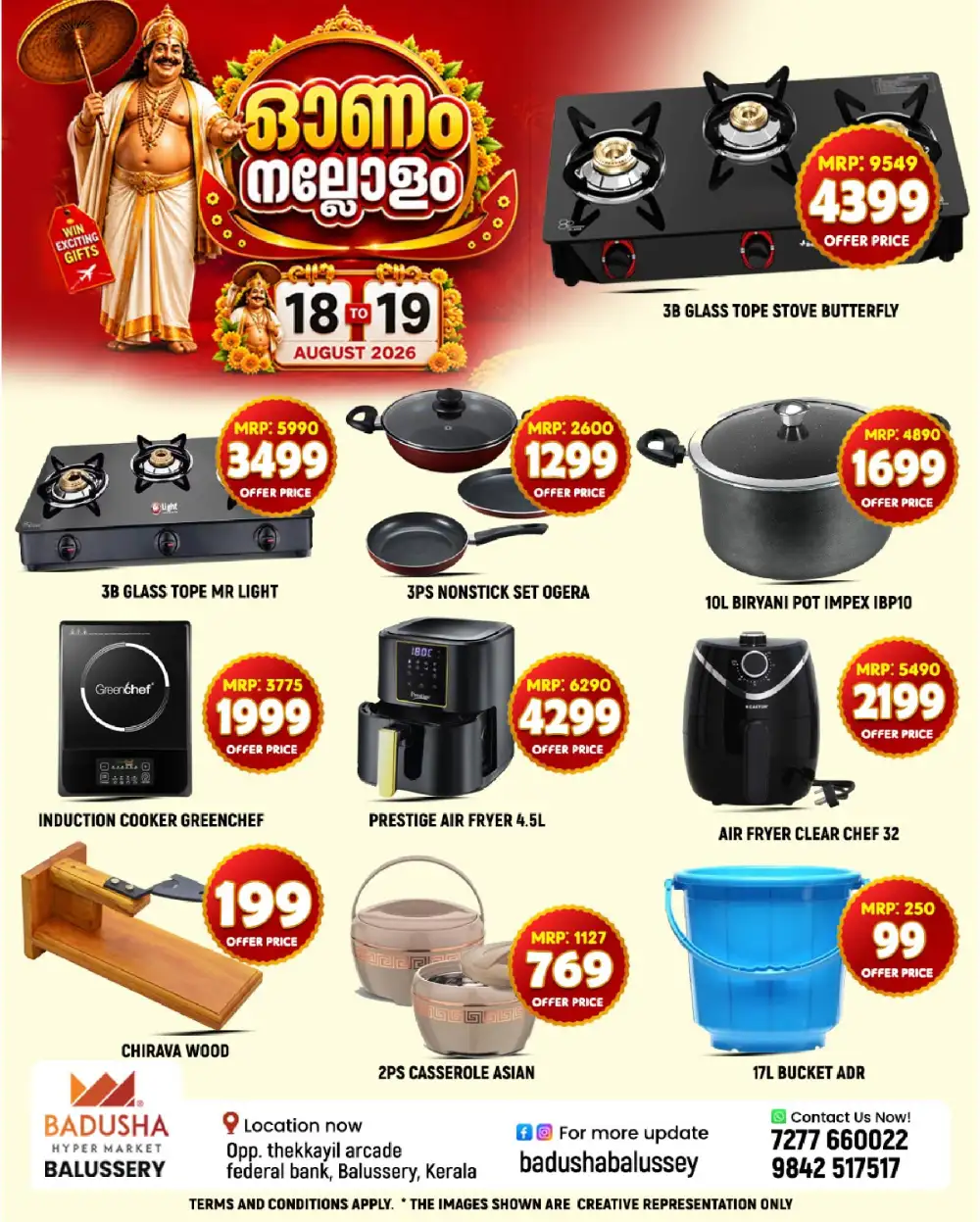 Badusha Balussery Onam Offers | Latest Flyer page 9