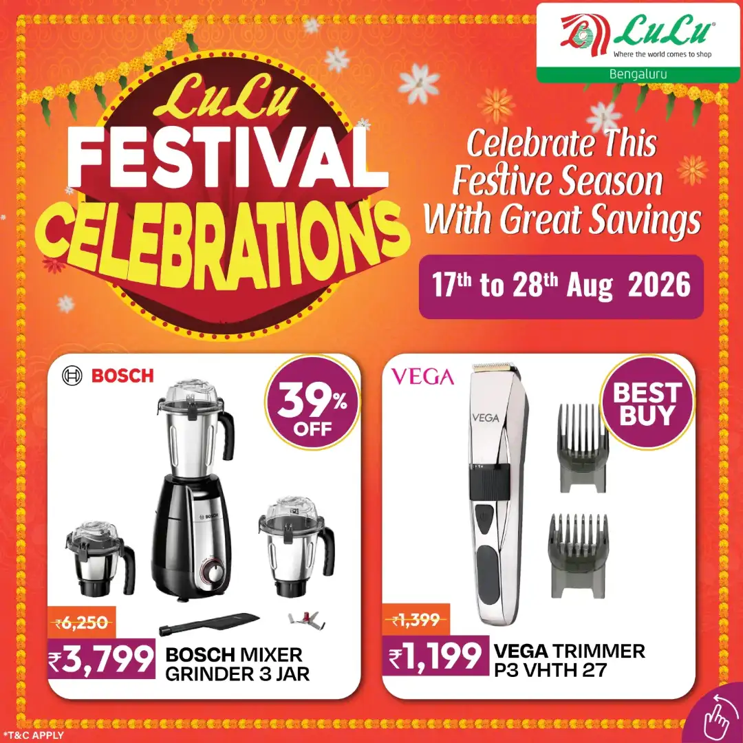 LuLu Bengaluru Festival Offers Today | Big Savings page 22
