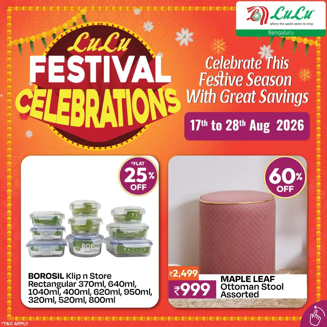 LuLu Bengaluru Offers | Festival Deals & Savings page 16