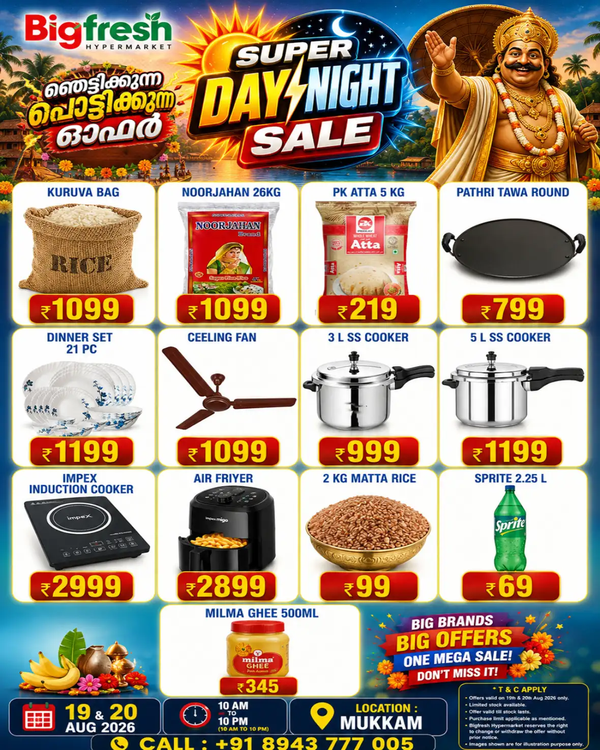 Bigfresh Hypermarket Mukkam Super Day Night Sale page 3