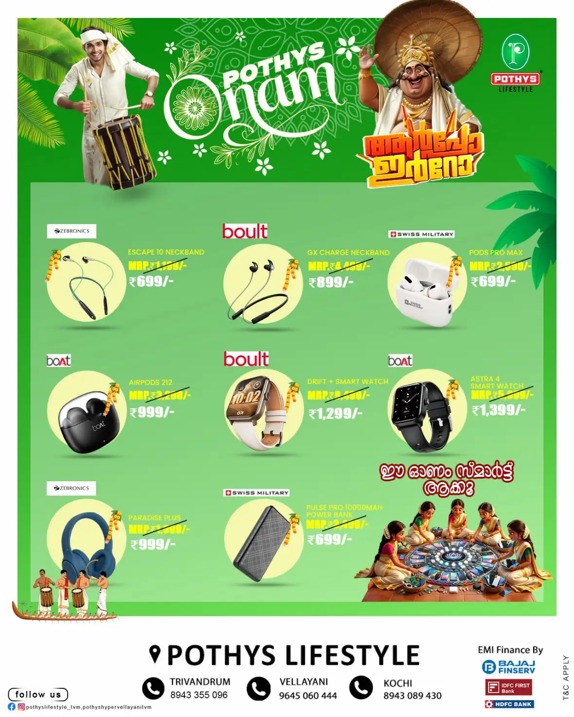 Pothys Lifestyle Onam Mobile & Electronics Offers Today page 3
