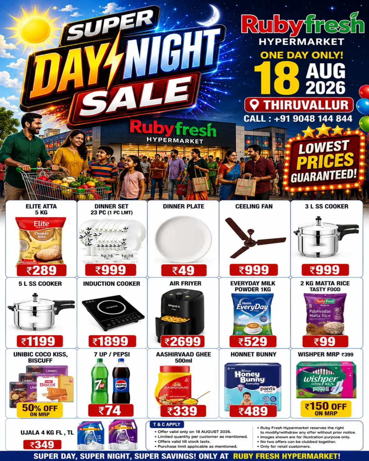 Rubyfresh Hypermarket Day Night Sale Offers Today page 1