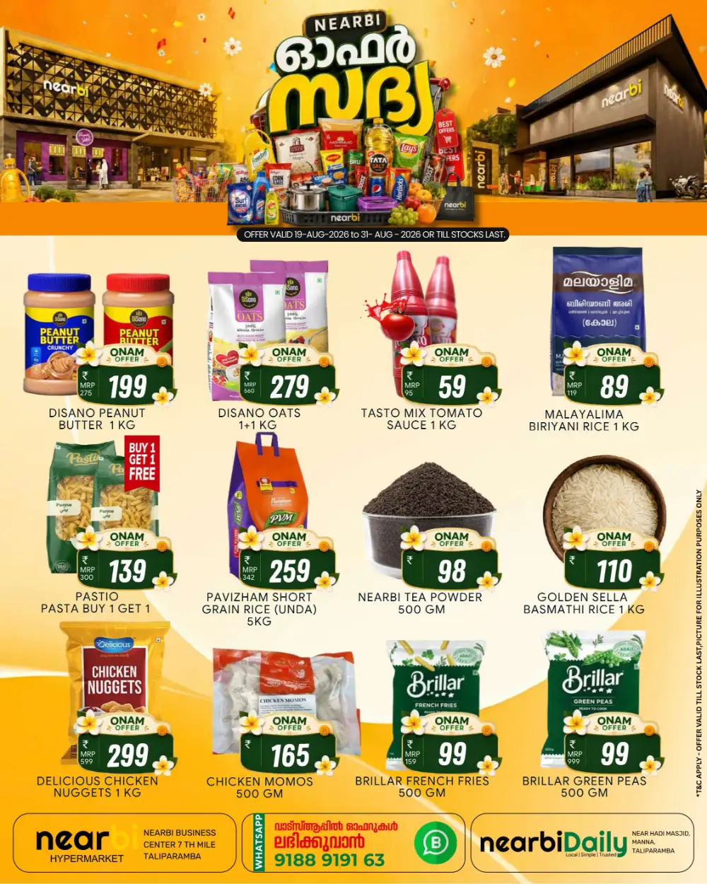 Nearbi Onam Offer Sadya Deals | Grocery & Home Flyer page 3