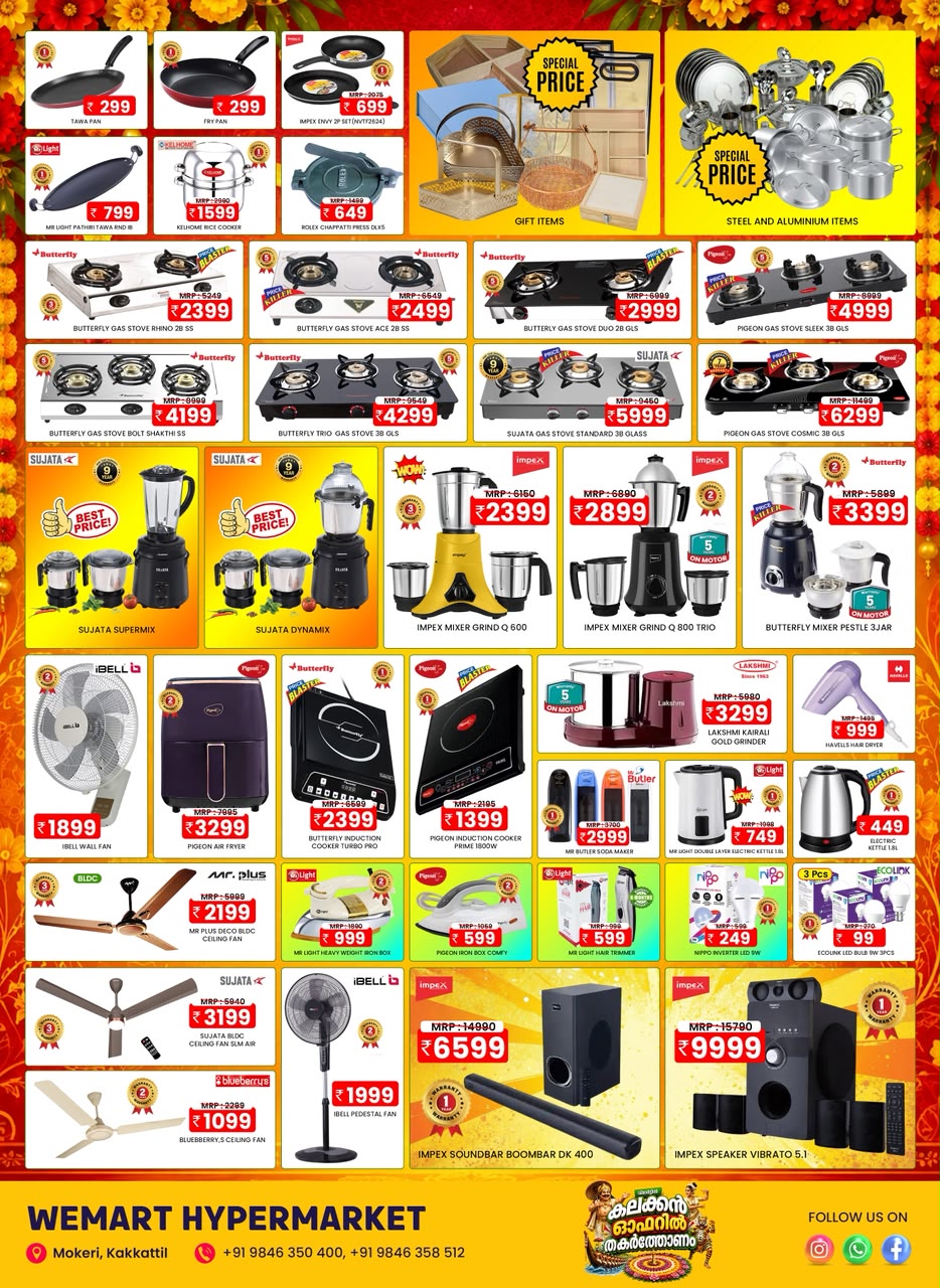 Wemart Kakkattil Offers Today | Grocery & Kitchen Deals page 4